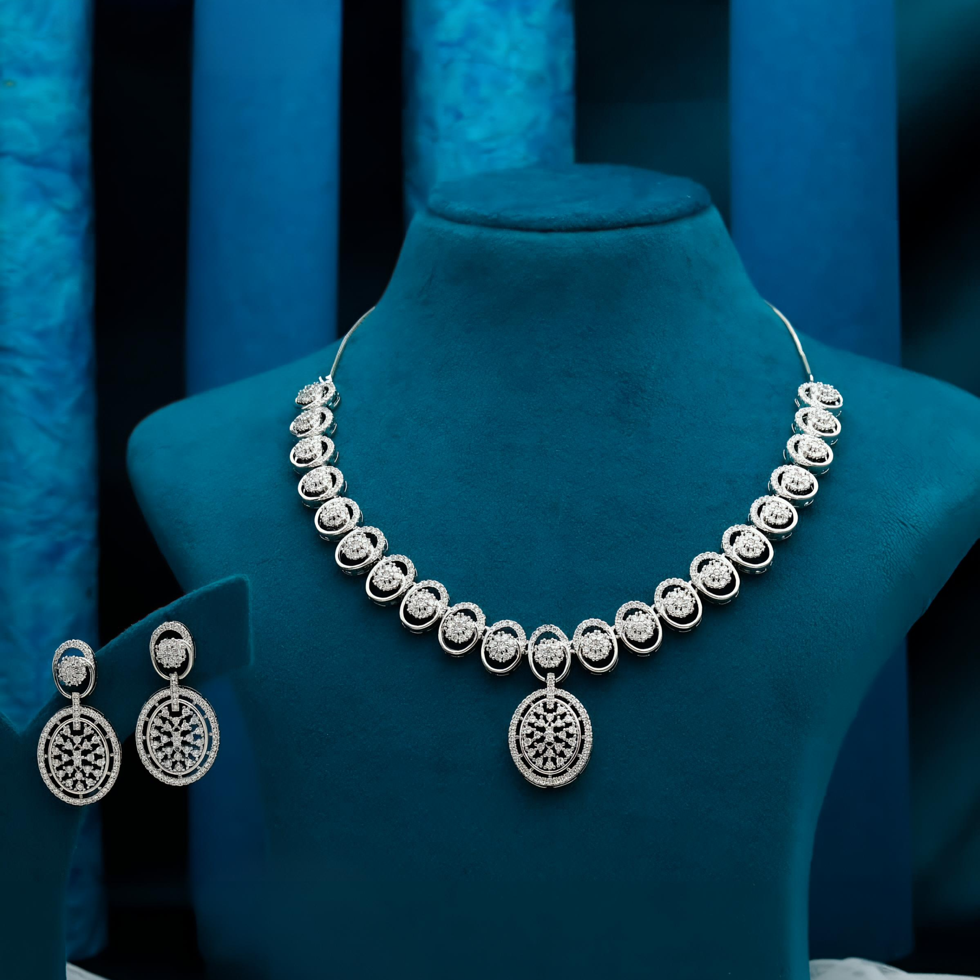 Rose Gold Necklace Set
