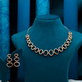 Rose Gold Necklace Set