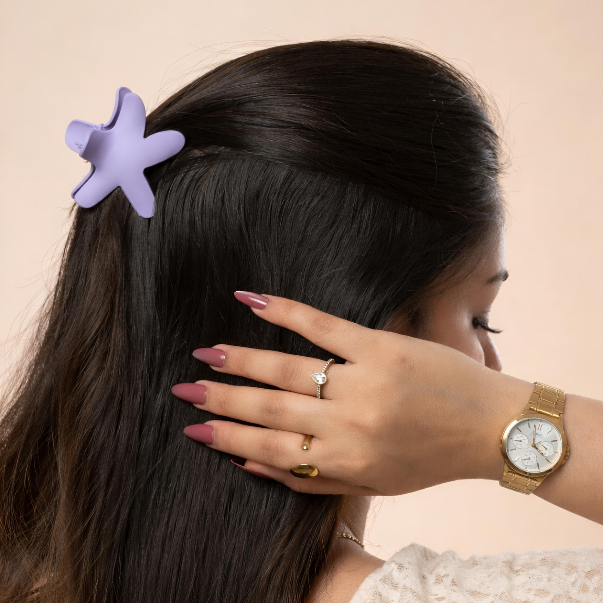 Matte Starfish Hair Claw