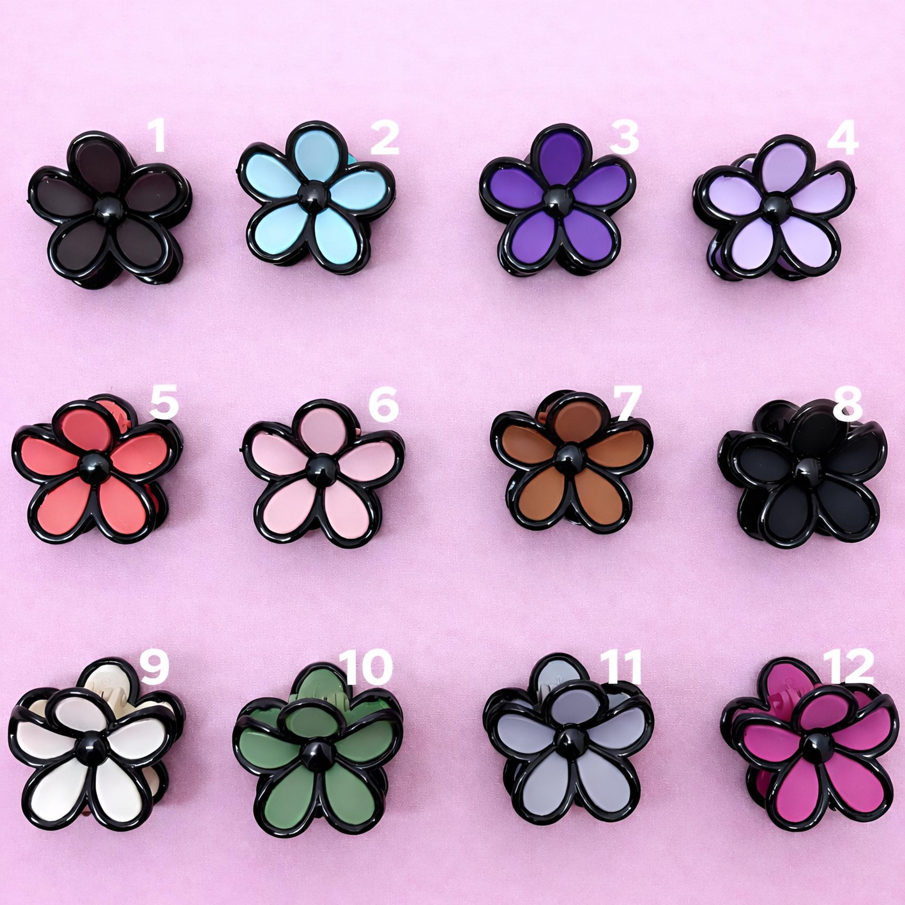 Flower Hair Claw Clip