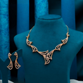 Rose Gold Necklace set