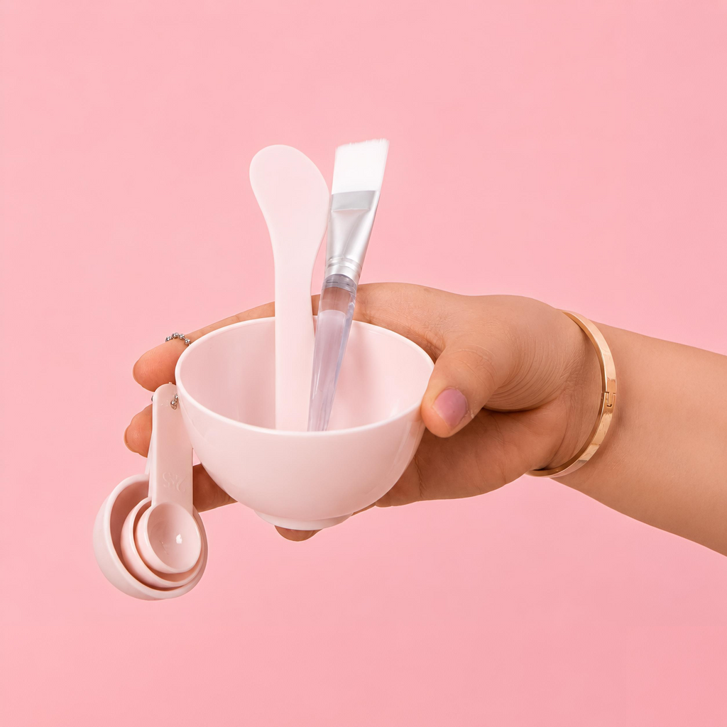 Face Mask Mixing Tool with Spoon and Brush (12 Sets)