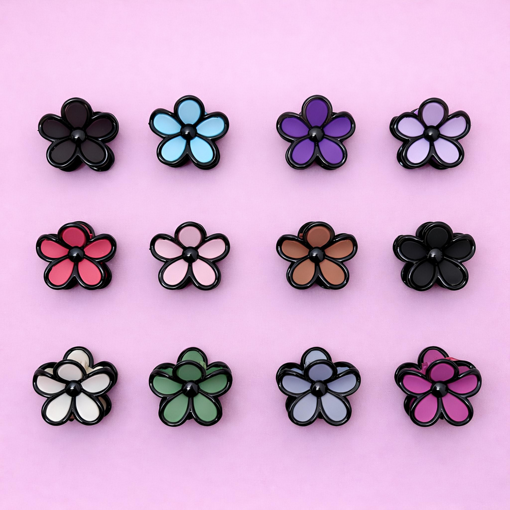 Flower Hair Claw Clip