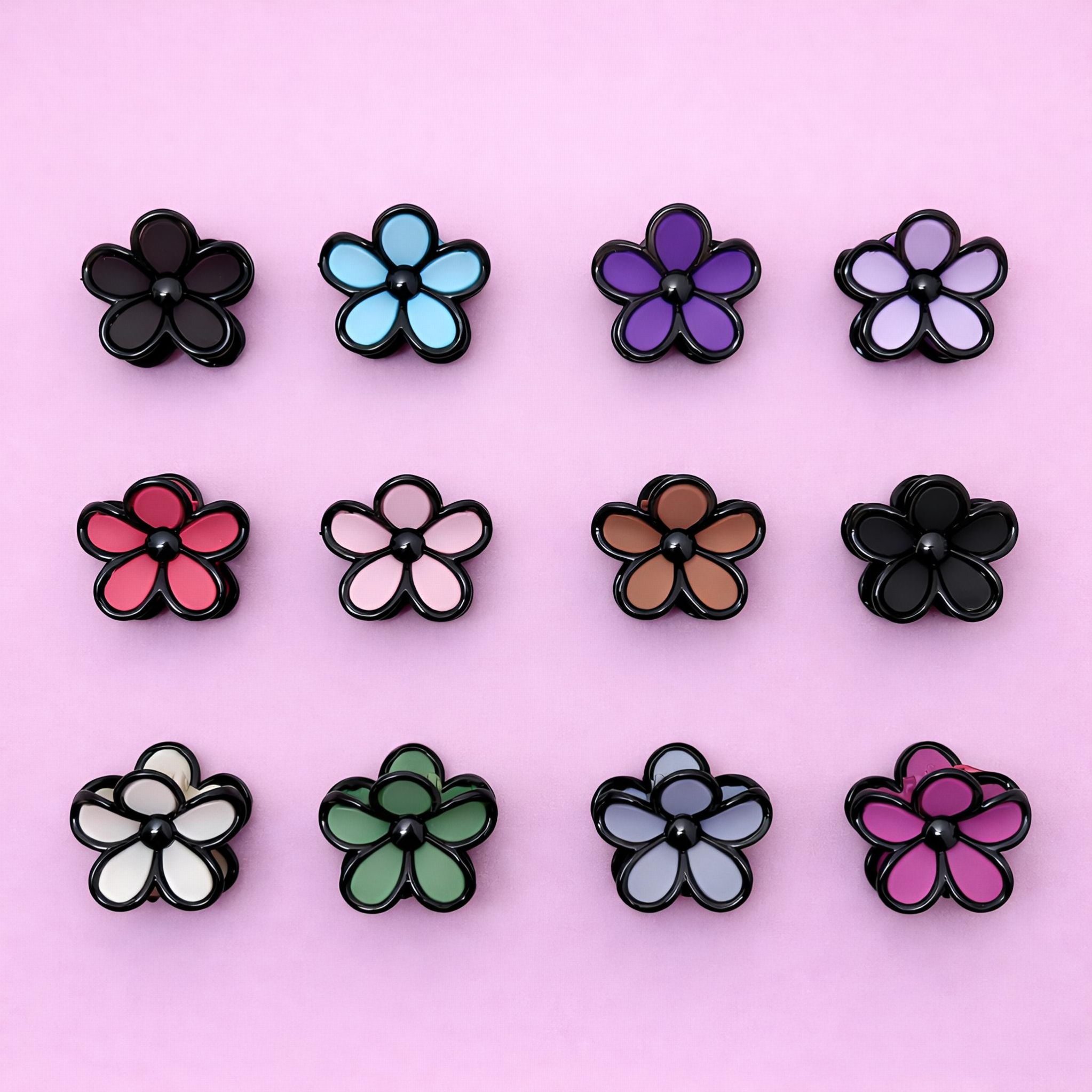 Flower Hair Claw Clip