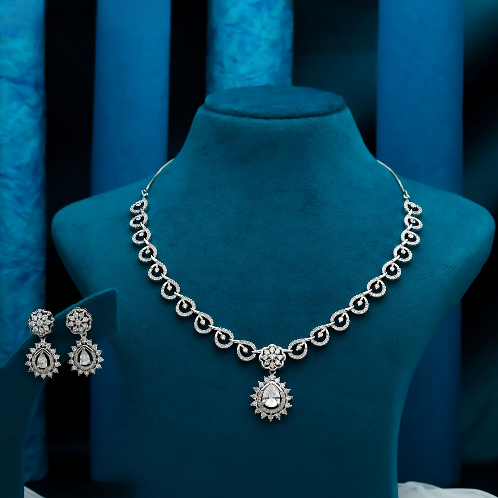 Rose Gold Necklace Set