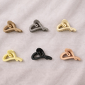 Heart Twist Hair Claw Clip