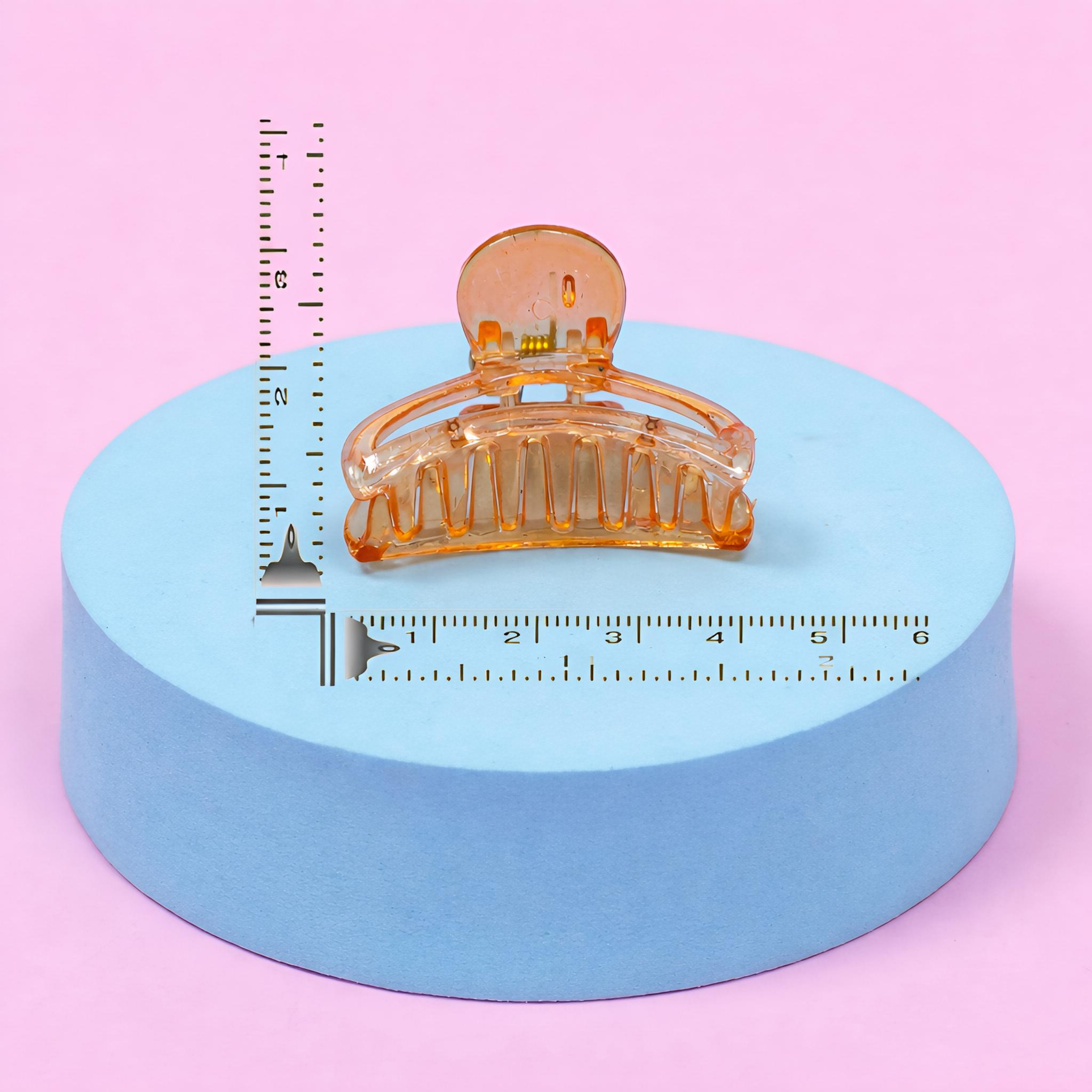 Mini Transparent Hair Claw Clip Set
