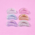Glossy Crescent Curve Hair Claw Clip
