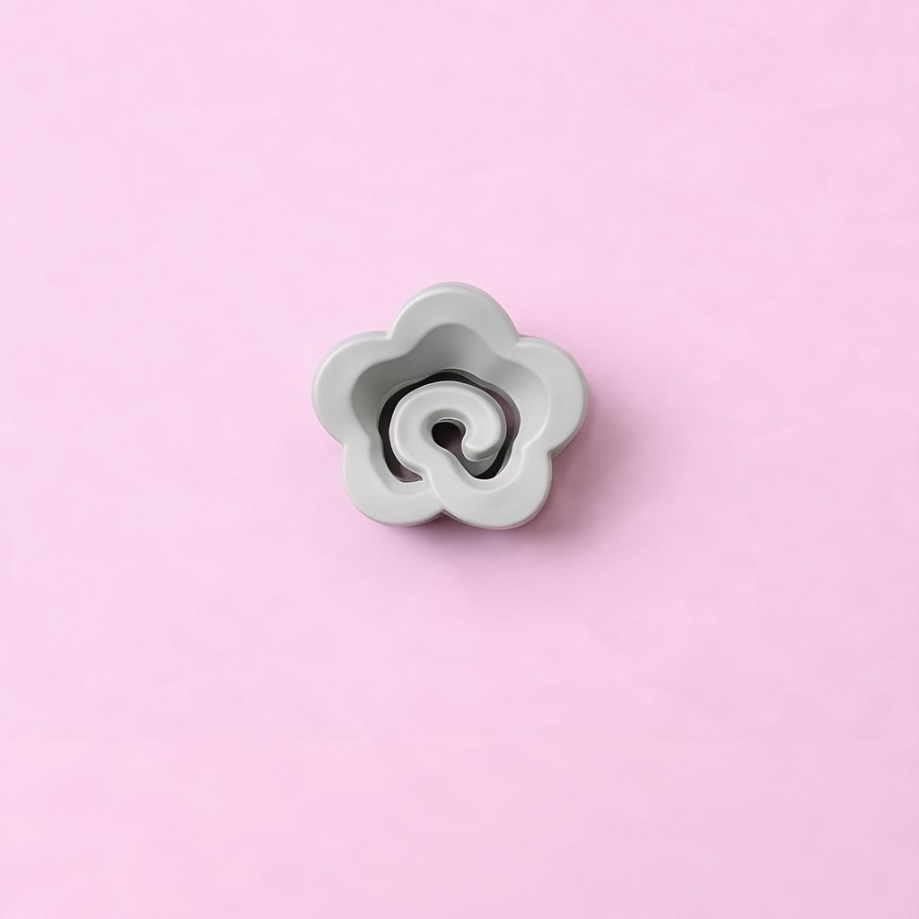 Flower Matte Hair Claw